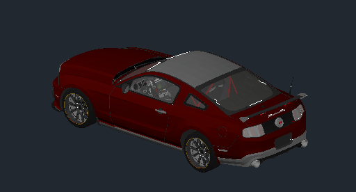 DOWNLOAD Ford-Mustang-GT.dwg