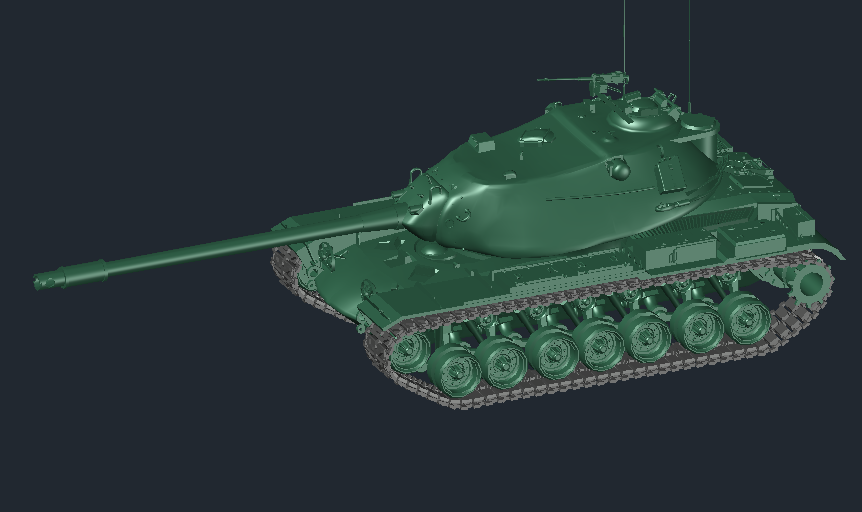 DOWNLOAD M103-tank.dwg