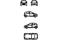 DOWNLOAD Toyota_Yaris_2d.dwg