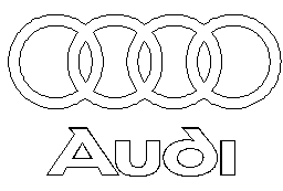 DOWNLOAD audi_logo.dwg