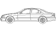 DOWNLOAD mercedes_S_side.dwg