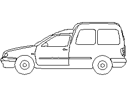 DOWNLOAD volkswagen-caddy-s2.dwg