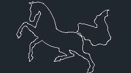 DOWNLOAD Prancing_Horse.dwg
