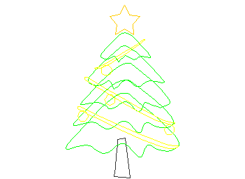 DOWNLOAD xmas-tree.dwg