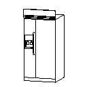 Fridge _built-in_SideBySide_stainlessrfa.rfa