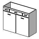 DOWNLOAD M_Base_Cabinet-Double_Door-3_Drawer-No_Plin.rfa