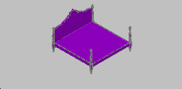 DOWNLOAD maharaja_style_bed.dwg