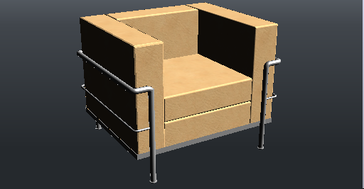 DOWNLOAD Bauhaus_classic_armchair.dwg