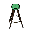 DOWNLOAD Blue_Leather_Stool.rfa
