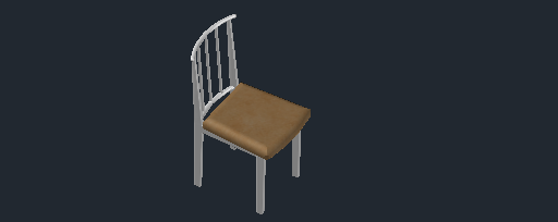 DOWNLOAD Dining_Chair_3D.dwg