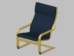 DOWNLOAD Poang-Ikea.dwg