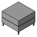 DOWNLOAD Synk2 Ottoman - Square.rfa