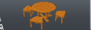 DOWNLOAD Patio_Table.dwg