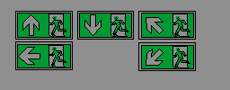 DOWNLOAD emergency-exit-signs.dwg