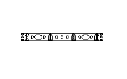 DOWNLOAD 1U_Cable_management_panel.dwg