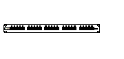 DOWNLOAD Patch_panel_SX25-ISDN-BK.dwg