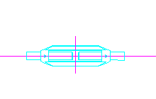 DOWNLOAD Stub_to_Stub_Turnbuckle.dwg