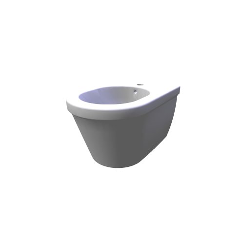 DOWNLOAD Bidet Chrome zvsn white.dwg