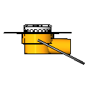 TOPWET_Terrace roof outlet TWT(E) 75 V