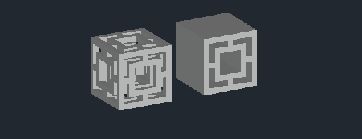 3D CUBE SHAPE