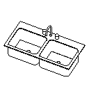 Sink Kitchen-Double