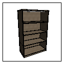 Moventi_OffcStrg_Storage_Bookcase500Deep