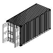 DOWNLOAD 20ft_Shipping_container.rfa 20ft Shipping container