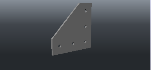 3030 4mm L plate