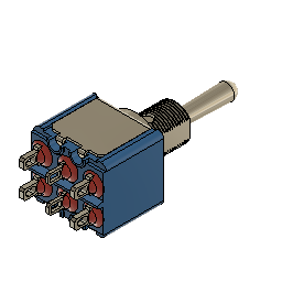 APEM Series 5000 Toggle Switch (5649agbx408 - 5000