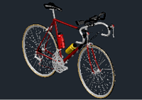 DOWNLOAD bicycle3d.dwg bicycle3d