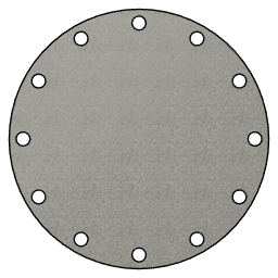 14 INCH  I.D. BLIND FLANGE v1