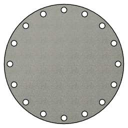 16 INCH  I.D. BLIND FLANGE v1