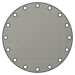 18 INCH  I.D. BLIND FLANGE v1