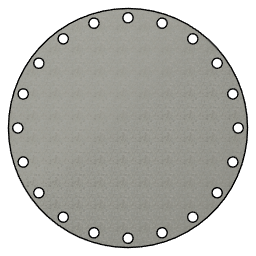 24 INCH  I.D. BLIND FLANGE v1