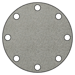 5 INCH  I.D. BLIND FLANGE v1