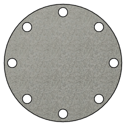 6 INCH  I.D. BLIND FLANGE v1