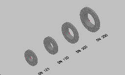 Flange DN125-DN250 PN25