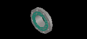 Flange ANSI 6-300 with gasket in mm