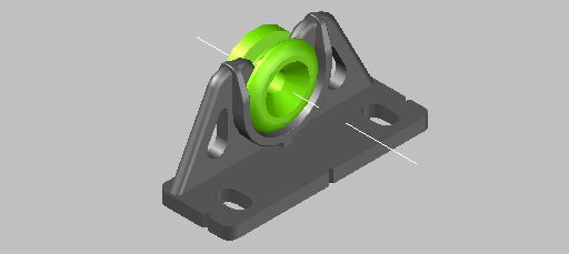 CAD Fórum - Blok-model: 3D BUTTON FIX TYPE 2 (Úchyty, spoje)