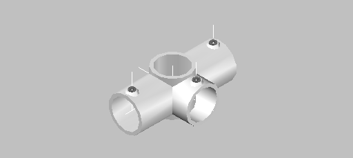 KEE KLAMP-35-8-THREE SOCKET CROSS