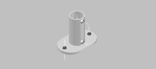 KEE KLAMP-62-8-STANDARD RAILING FLANGE