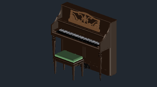 W Hoffmann Piano_Chair