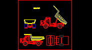 DUMPER PLAN SIDE ELEVATION AND BACK VIEW