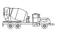 concrete truck mixture