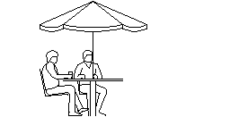 table and umbrella 1