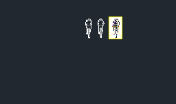 CAD Fórum - Blok: Riding Bicycle (rear view) (Postavy, lidé)