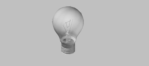 3D EDISON LIGHT BULB