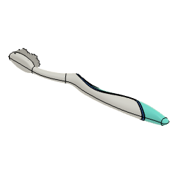 DOWNLOAD TEETH_BRUSH_v22.f3d TEETH BRUSH v22