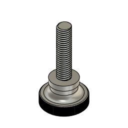 DOWNLOAD Knurled_thumb_screw_-_metal_-_M5x20.f3d Knurled thumb screw - metal - M5x20