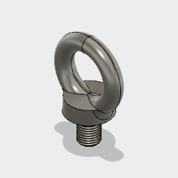 DOWNLOAD Zinc-Plated_Steel_Eyebolt_-_DIN520.f3d Zinc-Plated Steel Eyebolt - DIN520